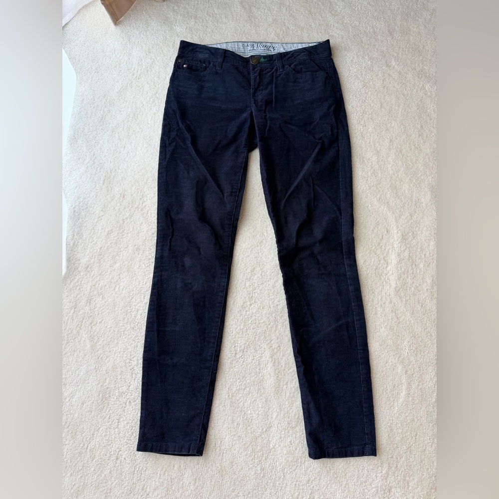 Tommy Hilfiger Classic Skinny Soft Corduroy Dark Navy Pants